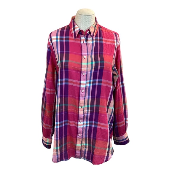 Lauren Ralph Lauren Multicolored Cotton Shirt Button Down Long Sleeve - Picture 2 of 9